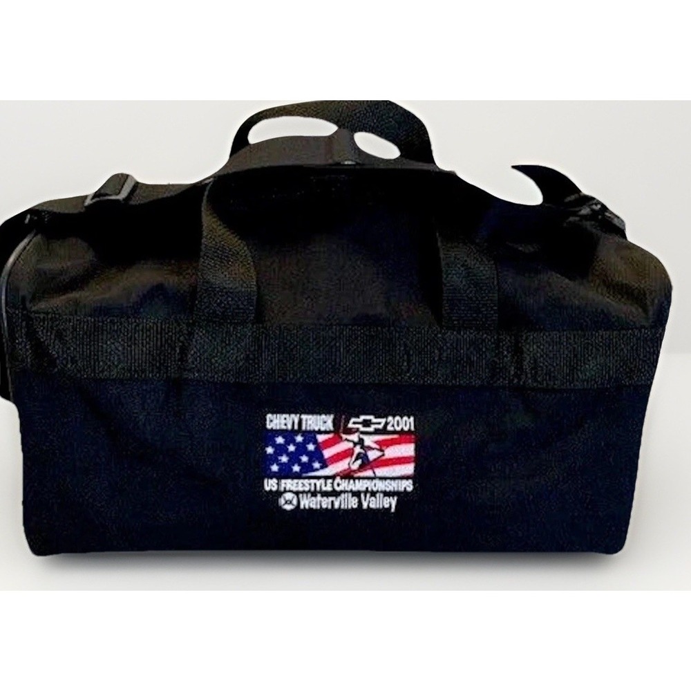Ski Team Bag US Freestyle Race Retro Duffle Skiing Chevy Saucony Swag Promo VTG